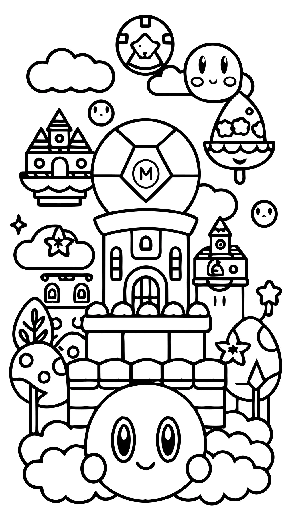 super mario world coloring pages